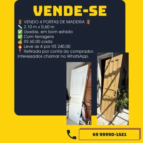 PORTAS DE MADEIRA