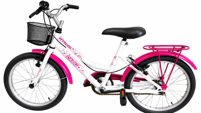 Bicicleta Infantil 20 Princess Branco/pink 