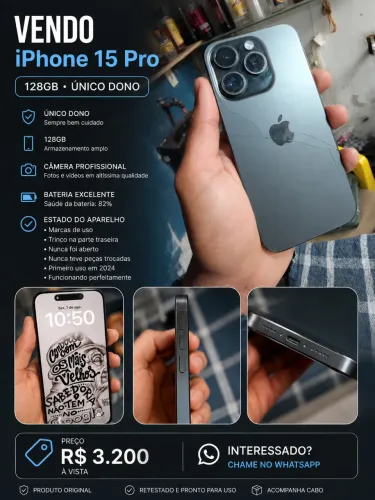 iPhone 15 pro 128gb