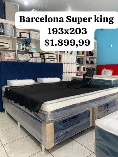 Cama Super King molas ensacadas 193x203 - super oferta até dia 12.09