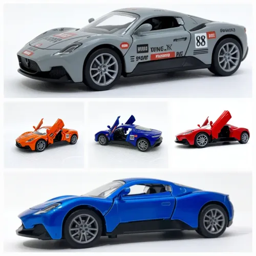 Miniatura de Ferro Metal Maserati MC20 Carrinho Esportivo Colecionável Escala 1:36