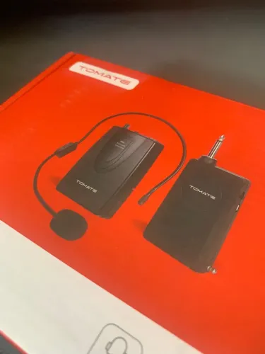 Microfone Lapela palestra tomate mt-2205