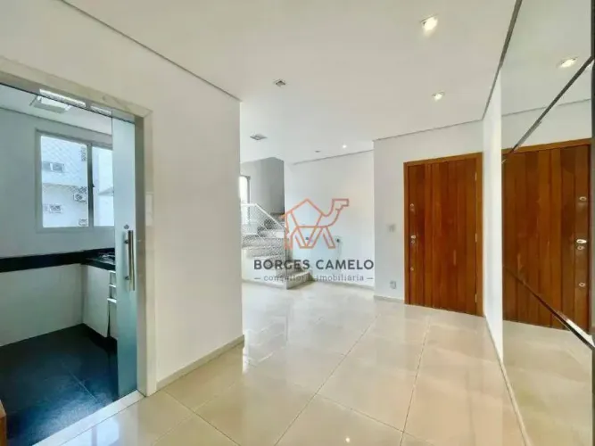 Cobertura com 2 quartos para alugar, 117 m² por R$ 4.500/mês - Castelo - Belo Horizonte/MG