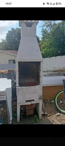Churrasqueira de concreto