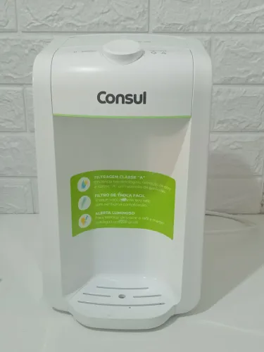 Purificador de Água Natural Compacto com Filtragem Classe A Branco Consul Semi-Novo