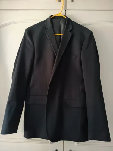 Blazer Masculino Preto Semi Novo (usado 2x)