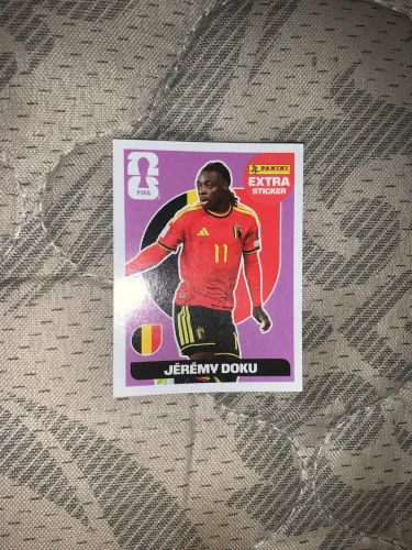 Figurinha Jérémy Doku Bordô Legend