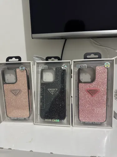 Capa luxuoso de marca brilhoso para iphone