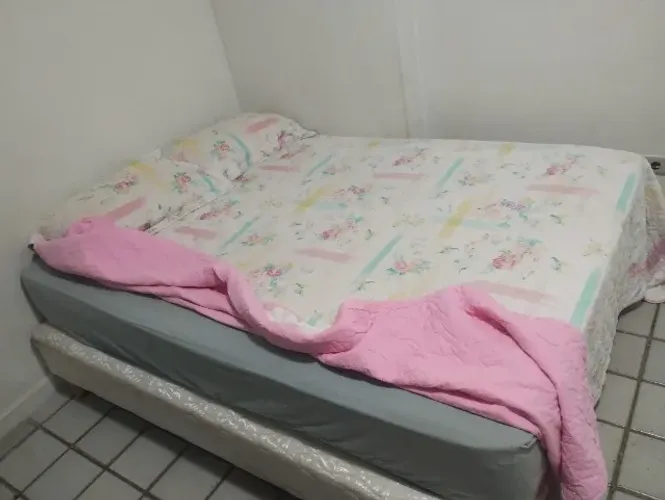 Cama box casal box onix com colchao
