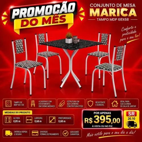 Conjunto de mesa MARICA