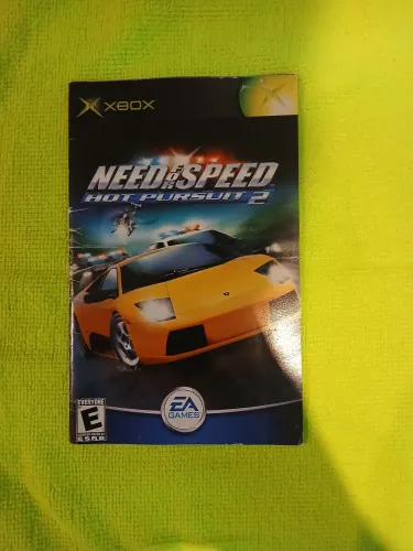 MANUAL DO JOGO NEED FOR SPEED HOT PURSUIT 2 PARA XBOX CLÁSSICO
