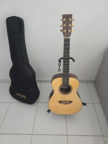 BAIXEI PRAVENDER LOGO: VIOLÃO ROZINI RX120  AT N LP  AJUSTADO POR LUTHIER E CORDAS NOVAS