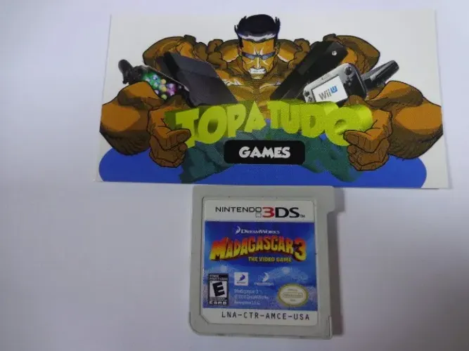 Jogo Madagascar 3 Nintendo 3Ds 