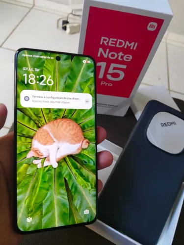 Redmi Note 15 Pro novo 256/8 prova da água