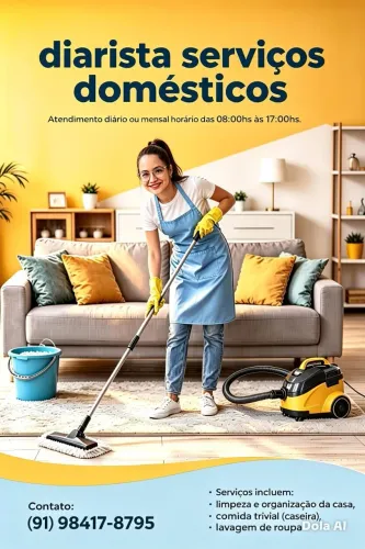 Serviços domésticos secretária do lar 