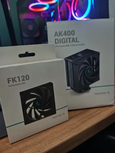 CPU cooler Ak400 Digital + FK120 - LEIA A DESCRIÇÃO