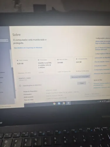 Notebook dell a venda.
