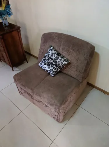 Sofá 3 Lugares + Módulo Individual 2 lugares | Muito Conservado