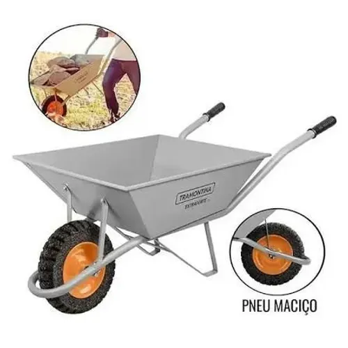 Carro de mão de obra Tramontina PNEU MACICO
