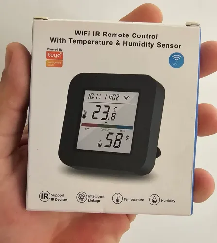 Controle Remoto Inteligente para Alexa e Google.  Com sensor de umidade e temperatura. 