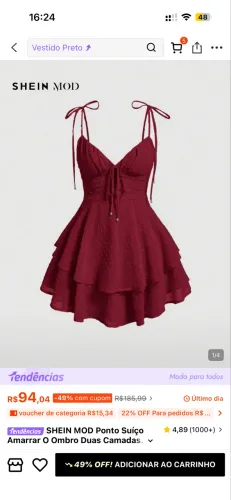 Vestido vermelho