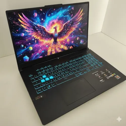 Notebook Gamer Asus Tuf A17 Ryzen 7535HS RTX 4050 Tela de 17 (Semi Novo)