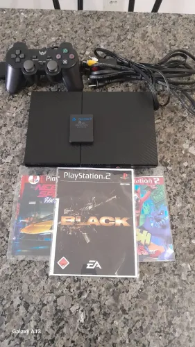 Playstation 2 slim impecável e completo 