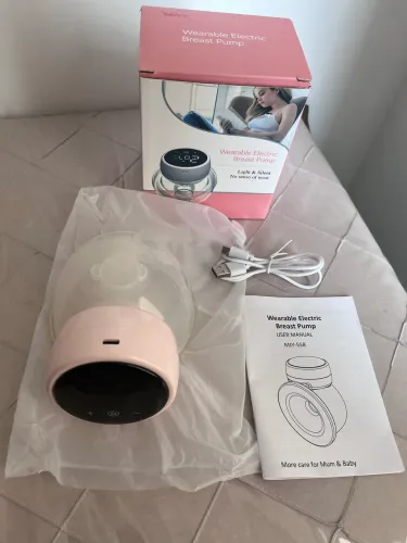 Bomba Extratora de Leite Elétrica Wearable Kaitesai MJV-558 - Completa