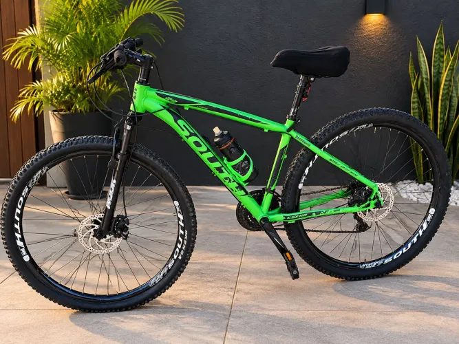 Bike South, Aro 29, freio a disco, 16 marchas