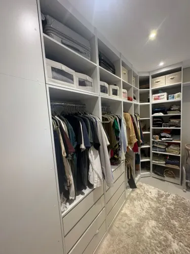Closet/Guarda-roupa modulado 100% MDF