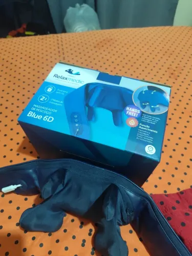 Massageador de Pescoço Relaxmedic Blue 6D