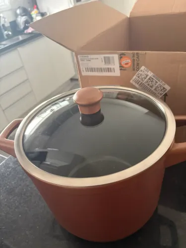 Caçarola ceraflame Alta, Duo, 24cm, 7000ml cobre - nova na caixa