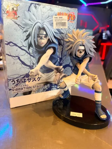 Action figure Naruto Shippuden, Saske Uchiha, Vibration Stars