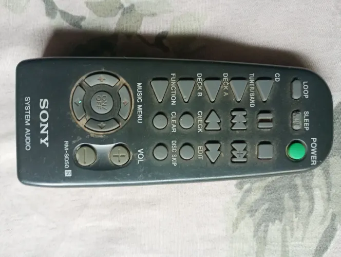Controle Sony Rd-sd50