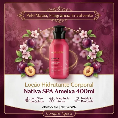 Hidratante Ameixa Nativa Spa 400 ml - O Boticário