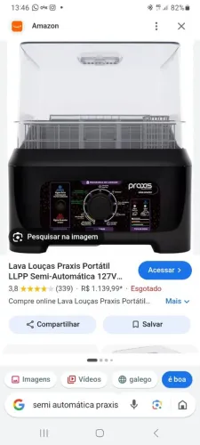 Lava louças semi automcaica pouco tempo de uso ganhei outra motivo da venda