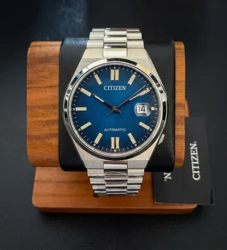 Relógio Citizen Tsuyosa Automático Azul Novo