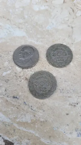 3 Moedas antigas 1938 Getúlio Vargas