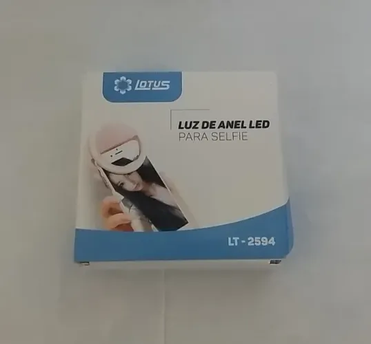 Luz de Anel Led Self para Celular 3 Níveis de Brilho Marca Lotus
