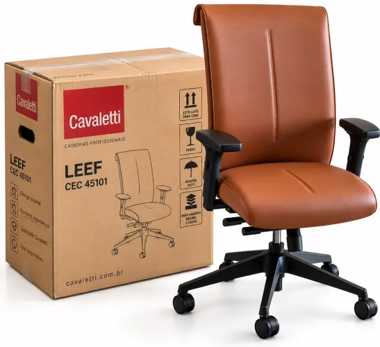 Cadeira Cavaletti Leef CEC 45101 Nova na Caixa Lote