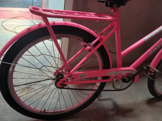 Bicicleta poti aro 26, cor rosa