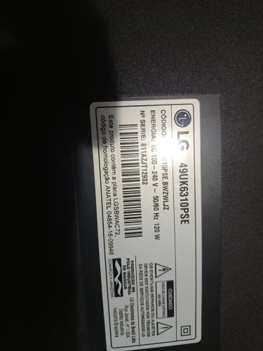 Tv lg 49. Smartv