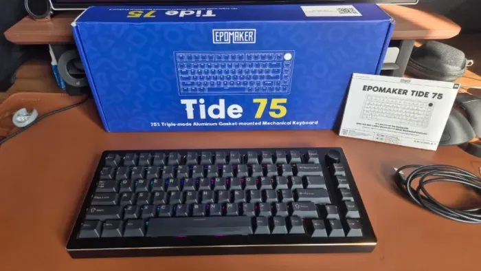 Teclado Tide 75 Epomaker - Premium em alumínio
