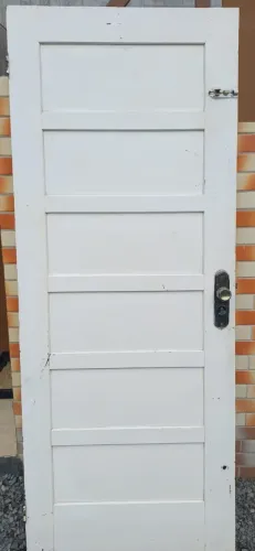 Porta De Madeira Itauba Maciça 2.0x80 Externa