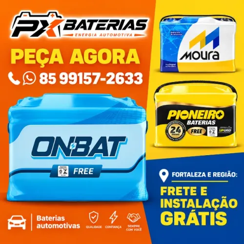 BATERIA NOVA CHEGANDO ATÉ VOCE EM 45 MINUTOS