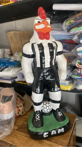 Galo Atlético Mascote Gesso 53cm