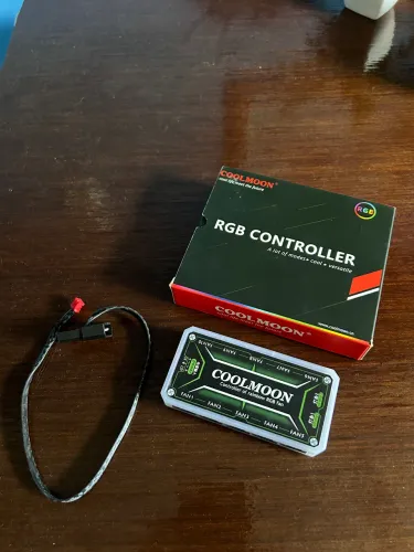 Controladora RGB Coolmoon Hub para Fans RGB