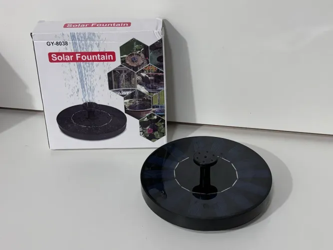 Fonte Solar GY-8038 - Para Jardins e Pátios - ENVIO PARA TODO O BRASIL 