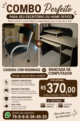 Bancada e cadeira
