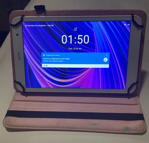 Tablet Philco telão 8pol 32gb 4G faz ligação 